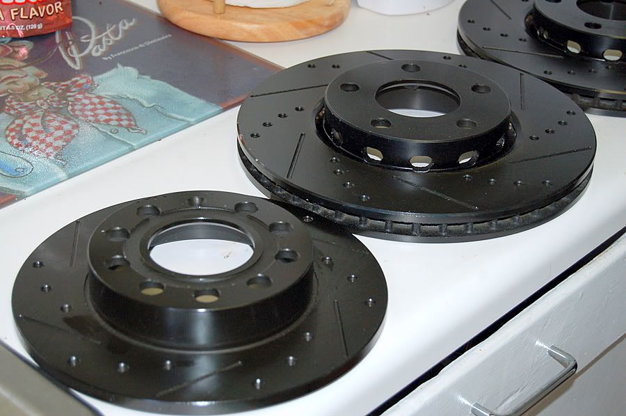 adam's infamous rotors for cheap!!! dimpled/drilled/slotted